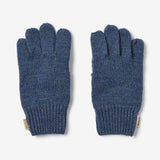 Wheat Outerwear Uld Fingervanter Bobbe Accessories 1146 ink melange