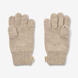 Wheat Outerwear Uld Fingervanter Bobbe Accessories 9574 warm sand melange