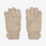 Wheat Outerwear Uld Fingervanter Bobbe Accessories 9574 warm sand melange