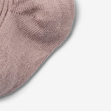 Wheat Main Uld Ribsokker Ziggy Socks/Tights 1135 dry rose