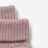 Wheat Main Uld Ribsokker Ziggy Socks/Tights 1135 dry rose