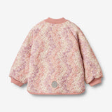 Wheat Outerwear Vendbar Termojakke Lake Jacket 9518 lilac flower rainbow