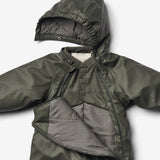 Wheat Outerwear Gummi Flyverdragt Evig | Baby Snowsuit 0025 black coal