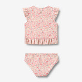 Wheat Main 2-Delt Badesæt Alma Set 2526 powder flowers and seashells