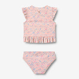Wheat Main 2-Delt Badesæt Alma Set 9650 pink heart flowers