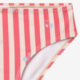 Wheat Main 2-Delt Badesæt Alma Set 9657 red stripe flowers