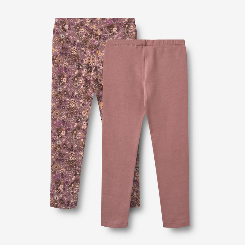 Wheat Main 2-pak Jersey Leggings Jules Leggings 1347 lavender flowers