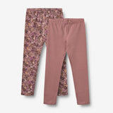 Wheat Main 2-pak Jersey Leggings Jules Leggings 1347 lavender flowers