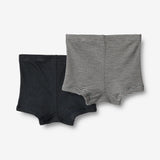 Wheat SMU 2-pak Uld Boxershorts Avalon Underwear/Bodies 1433 navy stripe