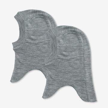 Wheat Wool Sæt af To Uld Elefanthuer Felix Accessories 0224 melange grey