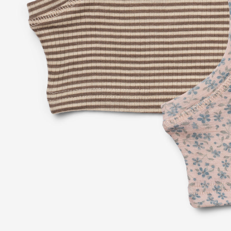 Wheat Wool 2-pak Uld Elefanthuer Kim Accessories 1481 blue flowers