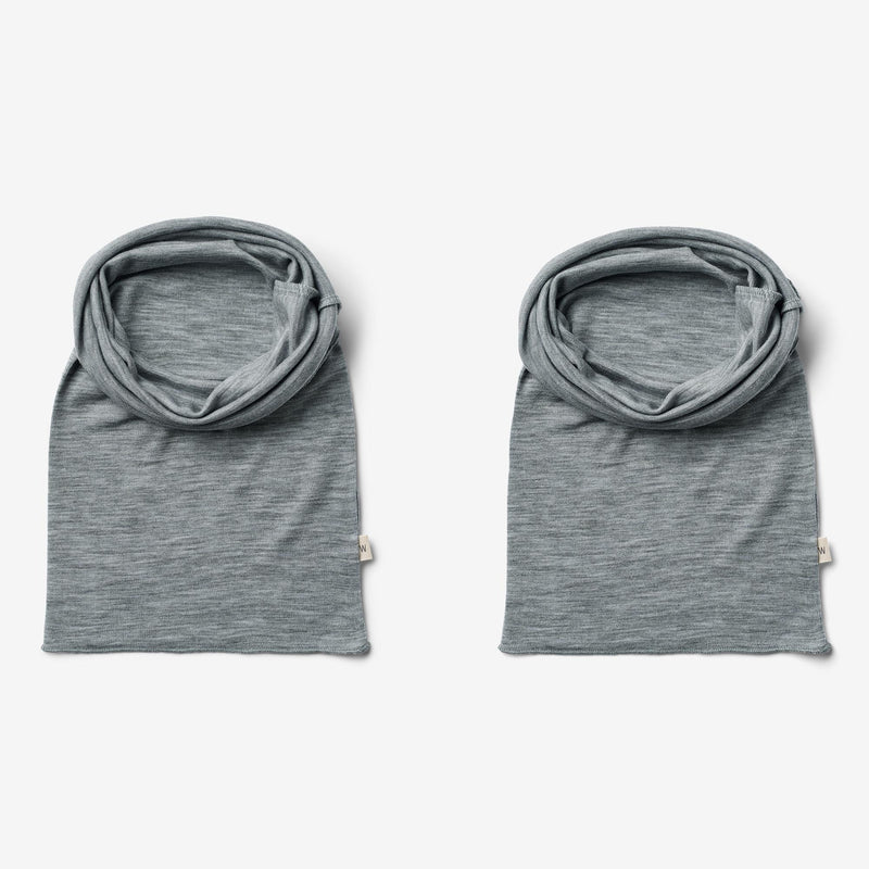 Wheat Wool 2-pak Uld Halsedisse Arta Accessories 0224 melange grey