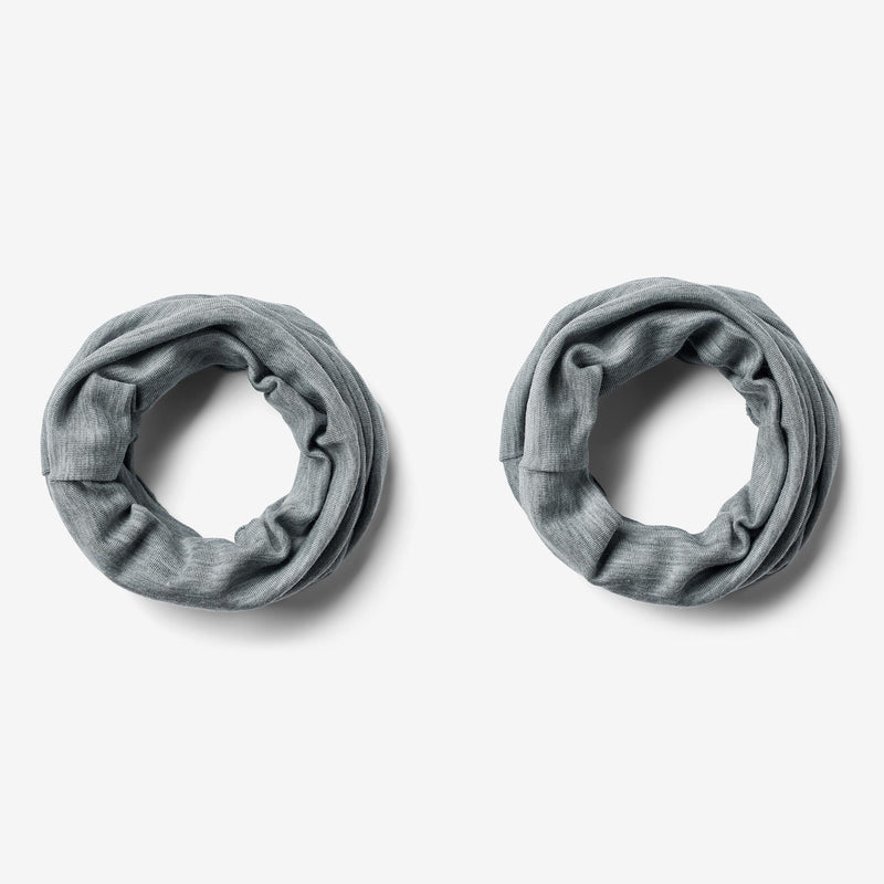 Wheat Wool 2-pak Uld Halsedisse Arta Accessories 0224 melange grey