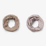 Wheat Wool 2-pak Uld Halsedisse Arta Accessories 1481 blue flowers