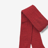 Wheat Main Sæt Af To Uld Blonde Strømpebukser Karla Socks/Tights 2080 cherry red