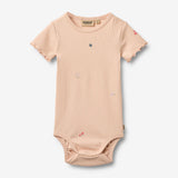 Wheat Main 2 Kortærmet body Maren Body 2475 rose flowers