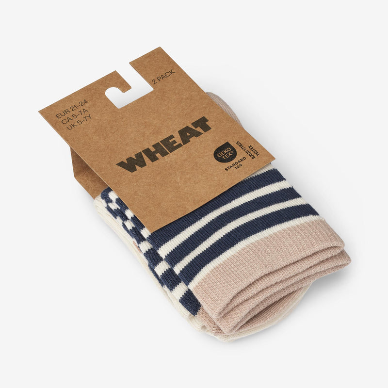 Wheat Main 2 par Jamie sokker Socks/Tights 1043 blue