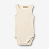 Wheat Main Ærmeløs Body Lasse Body 3182 ivory