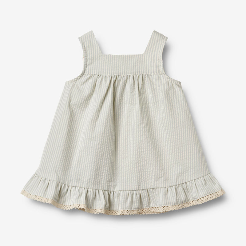 Wheat Main Ærmeløs Kjole Ayla Dress 9444 summer blue stripe