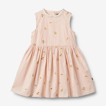 Wheat Main Ærmeløs Kjole Elma Dress 9435 powder yellow cherries