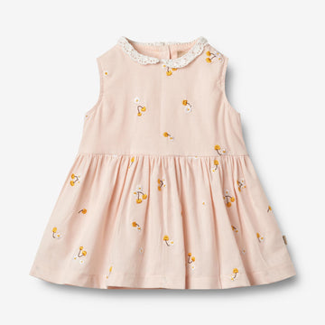 Wheat Main Ærmeløs Kjole Elma Dress 9435 powder yellow cherries