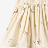 Wheat Main Ærmeløs Kjole Sienna Dress 9644 ivory embroidery flowers