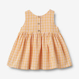 Wheat Main Ærmeløs Kjole Sienna Dress 9448 yellow check