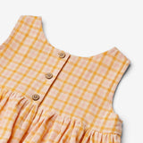 Wheat Main Ærmeløs Kjole Sienna Dress 9448 yellow check