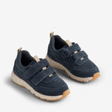 Wheat Footwear Alin Dobbelt Velcro Sneaker Sneakers 1432 navy