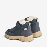 Wheat Footwear Astoni Velcro Tex Sneaker Winter Footwear 1432 navy