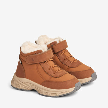 Wheat Footwear Astoni Velcro Tex Sneaker Winter Footwear 9002 cognac