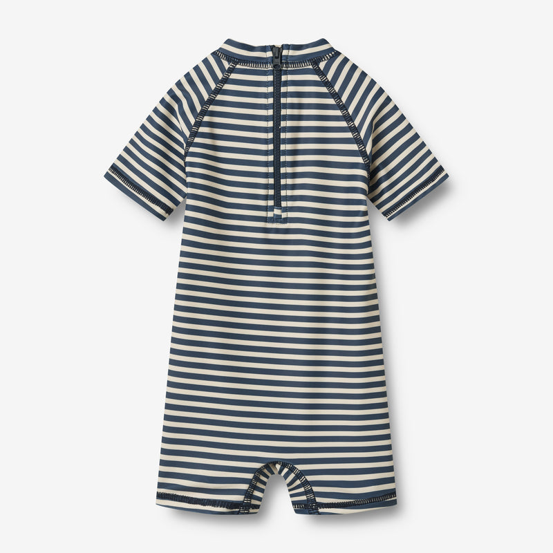 Wheat Main Bade Heldragt Cas Swimsuit 1048 blue stripe