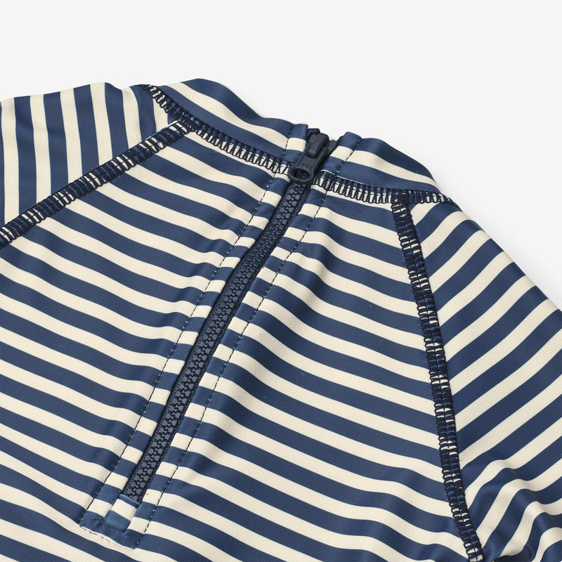 Wheat Main Bade Heldragt Cas Swimsuit 1048 blue stripe
