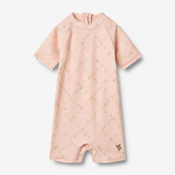 Wheat Main Bade Heldragt Cas Swimsuit 9450 powder checked flowers