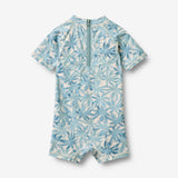 Wheat Main Bade Heldragt Cas Swimsuit 9635 blue palm