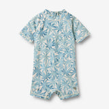 Wheat Main Bade Heldragt Cas Swimsuit 9635 blue palm