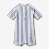 Wheat Main Bade Heldragt Cas Swimsuit 9732 bold blue stripe