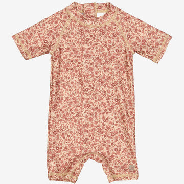 Wheat Main  Bade Heldragt Cas | Baby Swimwear 2073 red flower meadow