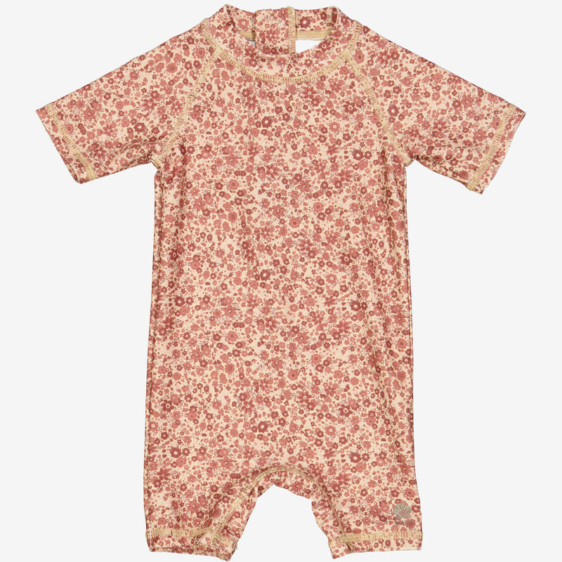 Wheat Bade Heldragt Cas | Baby Swimwear 2073 red flower meadow