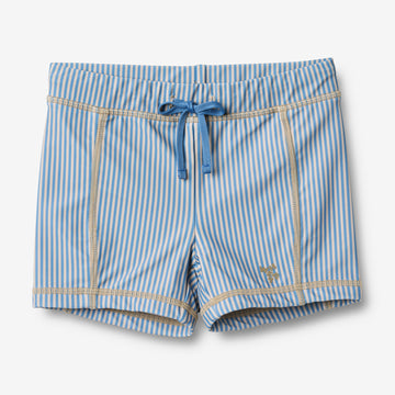 Wheat Main Bade Shorts Ulrik Shorts 9580 blue swim stripe