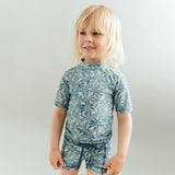 Wheat Main Bade Shorts Ulrik Shorts 9635 blue palm