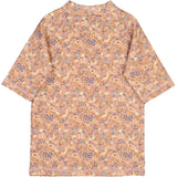 Bade T-shirt Cecilie - flowers and seashells