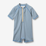 Wheat Main Bade heldragt Cas Swimsuit 9580 blue swim stripe