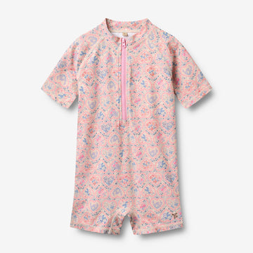 Wheat Main Bade heldragt Cas Swimsuit 9650 pink heart flowers