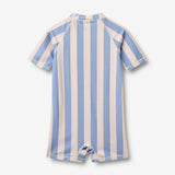 Wheat Main Bade heldragt Cas Swimsuit 9732 bold blue stripe