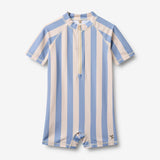 Wheat Main Bade heldragt Cas Swimsuit 9732 bold blue stripe