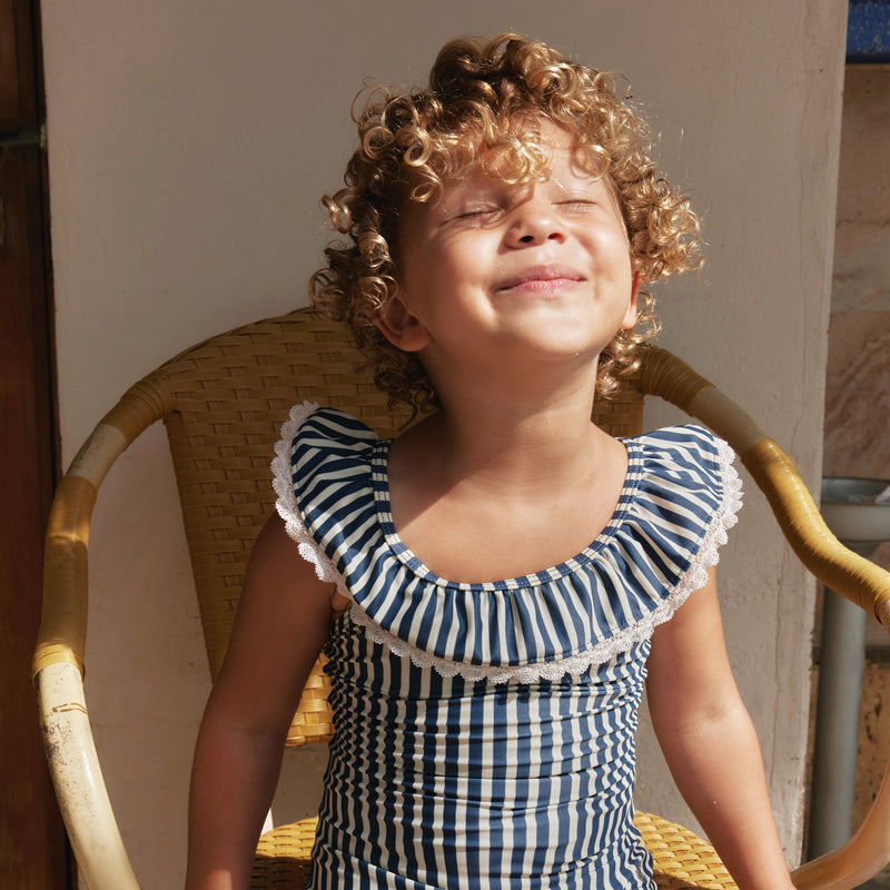 Wheat Main Badedragt Doris Swimsuit 1048 blue stripe