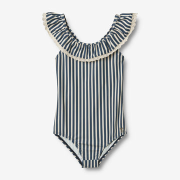 Wheat Main Badedragt Doris Swimsuit 1048 blue stripe
