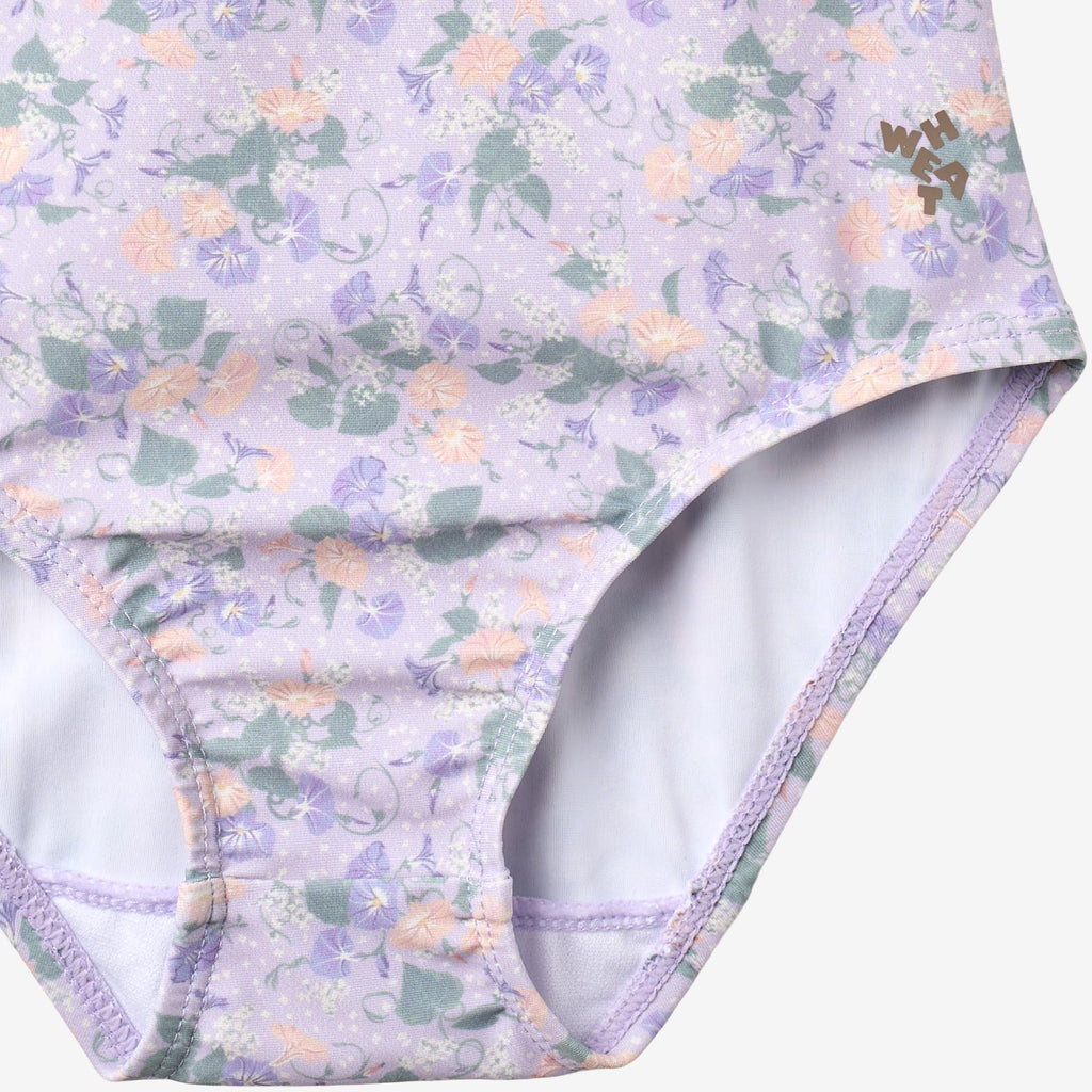 Badedragt Doris - purple light petunias – Wheat.dk