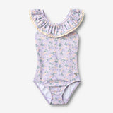 Wheat Main Badedragt Doris Swimsuit 9605 purple light petunias